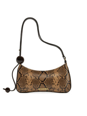 JACQUEMUS JACQUEMUS Borsetta Le Bisou Perle 231BA057-3198 Marrone