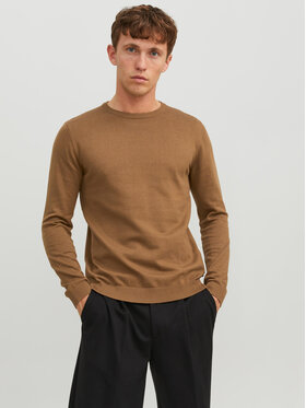 Jack&Jones Jack&Jones Светр 12137190 Коричневий Regular Fit