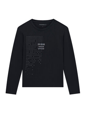 Guess Guess Bluzka J6BI30 K5832 Czarny Regular Fit
