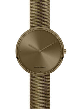 Jacques Lemans Jacques Lemans Zegarek Jacques Lemans Design 1-2056O Brązowy