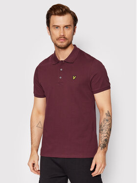 Lyle & Scott Lyle & Scott Polo Plain SP400VOG Bordowy Regular Fit
