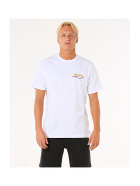 Rip Curl Rip Curl T-Shirt Surf Revival Ding Repair Tee Biały Relaxed Fit