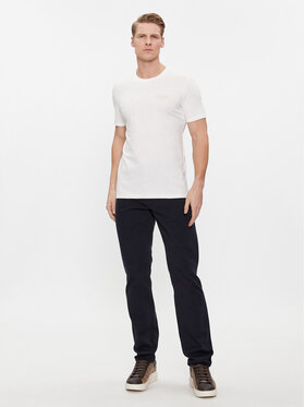 Guess Chino Hlače Angels Chino M4RB16 WFYRB Mornarsko Modra Slim Fit