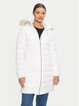 Tommy Jeans Tommy Jeans Cappotto invernale Essential DW0DW18864 Bianco Slim Fit
