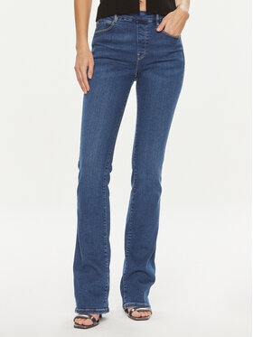 Guess Guess Jeansy W4GA58 D5BR0 Granatowy Bootcut Fit