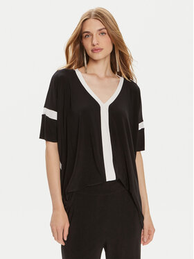 Joseph Ribkoff Joseph Ribkoff Μπλουζάκι 241125 Μαύρο Relaxed Fit