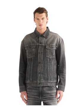 Wrangler Wrangler Kurtka jeansowa 112387051 Szary Regular Fit