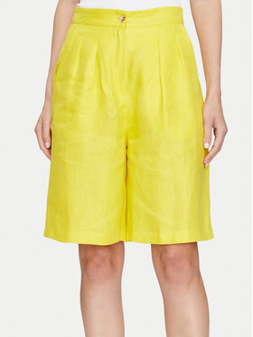 ViCOLO ViCOLO Шорти от плат TB0788 Жълт Relaxed Fit