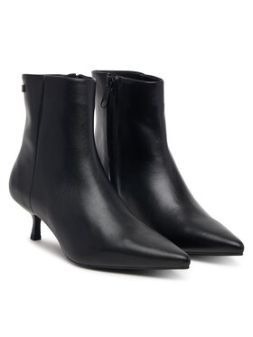 Tommy Jeans Tommy Jeans Боти Tjw Pointed Kitten Heel Boots EN0EN03172 Черен