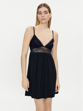 Tommy Hilfiger Tommy Hilfiger Spavaćica UW0UW03578 Tamnoplava
