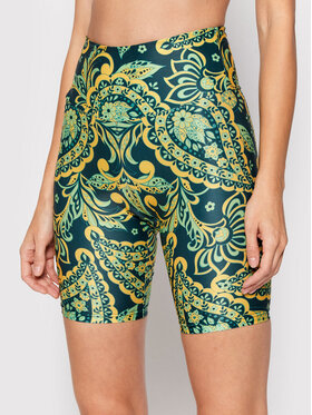 Drivemebikini Drivemebikini Športne kratke hlače Sport 2021-DRV-096_PA Zelena Slim Fit