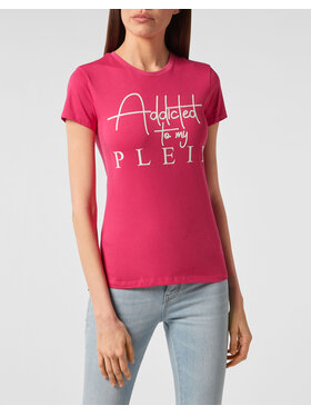 PHILIPP PLEIN PHILIPP PLEIN T-Shirt 21999 Różowy Regular Fit