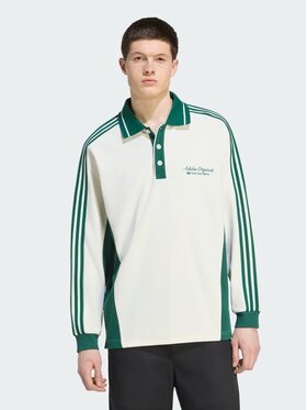 adidas adidas Polo 168509 Kremowy Loose Fit