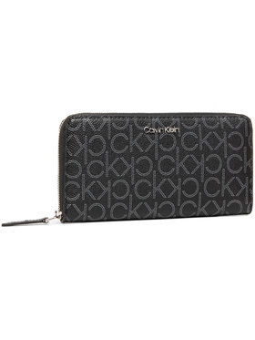 Calvin Klein Calvin Klein Veľká dámska peňaženka Z/A Wallet Lg K60K607451 Čierna