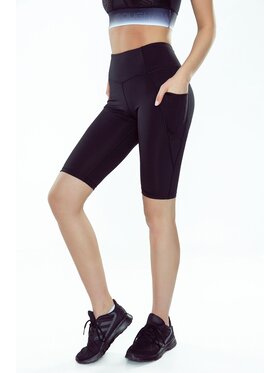 ROUGH RADICAL ROUGH RADICAL Szorty sportowe ALFA SHORTS Czarny Slim Fit