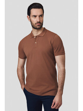 Lancerto Lancerto Polo Cassian PO073125000008 Beżowy Regular Fit