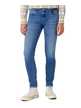 Wrangler Wrangler Jeansy W28K4736Y Niebieski Skinny Fit