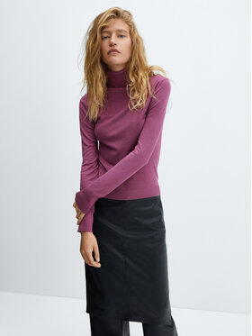Mango Mango Rolák Almar 57007744 Fialová Regular Fit