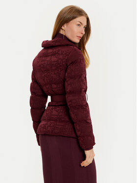 Elisabetta Franchi Puhovka PI-70D-46E1-V640 Bordo Rdeča Regular Fit