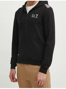 EA7 Emporio Armani EA7 Emporio Armani Mikina regular Čierna Active Fit