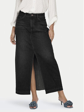 JDY JDY Spódnica jeansowa Bella 15317441 Czarny Regular Fit