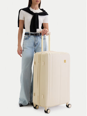 Nine West Nine West Μεγάλη Βαλίτσα CEO-NW-L-004-09 PINK Εκρού