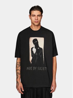 MADE BY SOCIETY MADE BY SOCIETY T-Shirt Explicit - T17996 Czarny Basic Fit