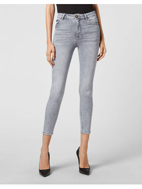 PHILIPP PLEIN PHILIPP PLEIN Jeansy 4437 Šedá Comfort Fit