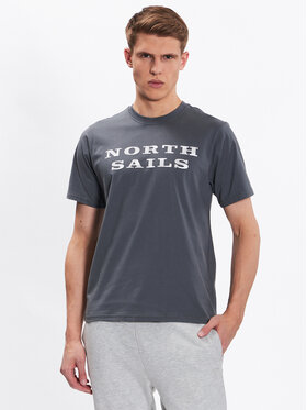North Sails North Sails T-shirt Graphic 692838 Gris Regular Fit