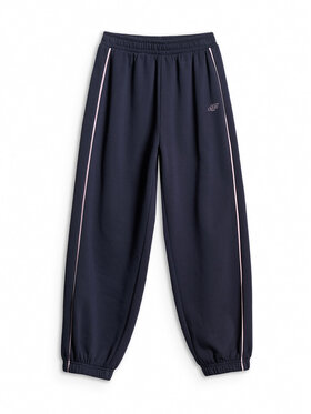 4F 4F Spodnie dresowe BOW MOTION Granatowy Loose Fit
