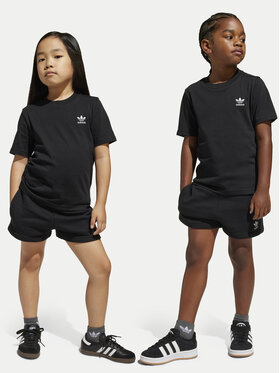 adidas adidas Marškinėlių ir šortų komplektas JI5842 Juoda Regular Fit