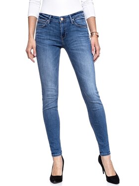 Lee Lee Jeansy SCARLETT Niebieski Skinny Fit