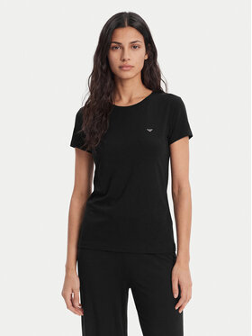 Emporio Armani Emporio Armani Tričko EW000408 AF19024 UC001 Čierna Regular Fit