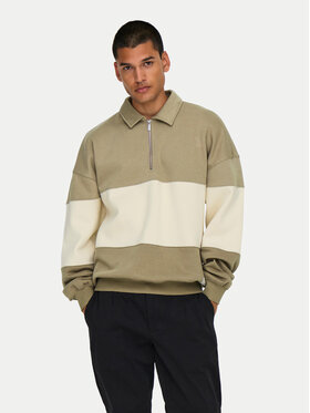 Only & Sons Only & Sons Bluza Byorn 22031400 Beżowy Oversize