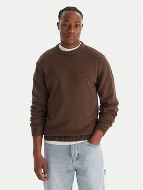 Quiksilver Quiksilver Sweter Salt Water EQYSW03326 Brązowy Regular Fit