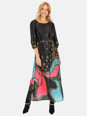L’AF L’AF Sukienka codzienna Loretta Czarny Regular Fit
