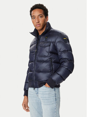 Blauer Blauer Пухено яке Robert 26WBLUC03138 Тъмносин Regular Fit