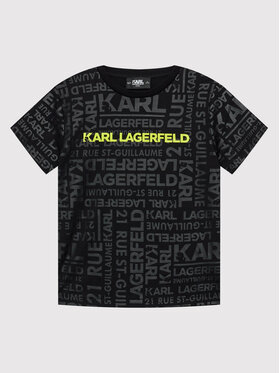 KARL LAGERFELD KARL LAGERFELD Póló Z25367 S Fekete Regular Fit