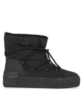 Calvin Klein Jeans Calvin Klein Jeans Снігоходи Bold Vulc Flatf Snow Boot Wn YW0YW01181 Чорний
