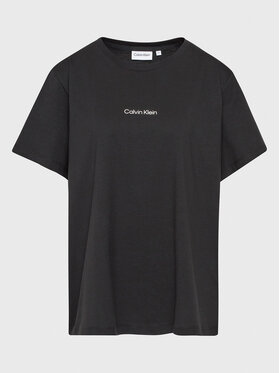 Calvin Klein Curve Calvin Klein Curve Majica K20K205471 Črna Regular Fit