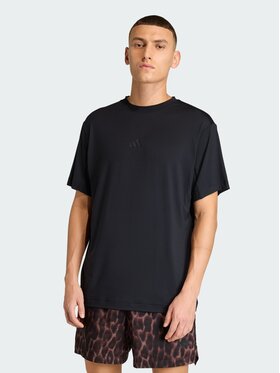 adidas adidas Koszulka techniczna 163682 Czarny Regular Fit