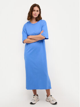Kaffe Kaffe Sukienka codzienna Edna 10507351 Niebieski Loose Fit