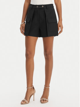 Morgan Morgan Pantaloncini di tessuto 251-SHONAU Nero Straight Fit