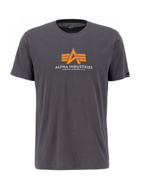Alpha Industries Alpha Industries Tričko AI.100501RB-684-L Sivá Basic Fit