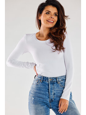 Infinite You Infinite You Blusa M288 Bianco Basic Fit