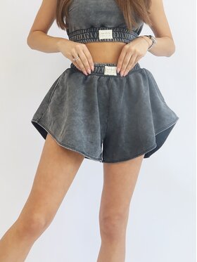 MissDenim MissDenim Sportovní kraťasy Flippy Skorts Černá Basic Fit