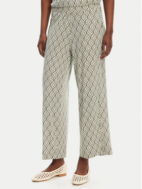 Olsen Olsen Spodnie materiałowe 14002433 Zielony Relaxed Fit