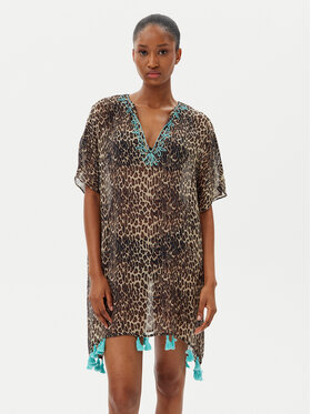 LOLA CASADEMUNT LOLA CASADEMUNT Strand ruha LS2516051 Barna Relaxed Fit