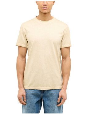 Mustang Mustang T-Shirt Style Austin Beżowy Regular Fit