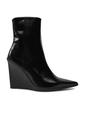 Calvin Klein Calvin Klein Čizme Wedge Ankle Boot 90 HW0HW02256 Crna